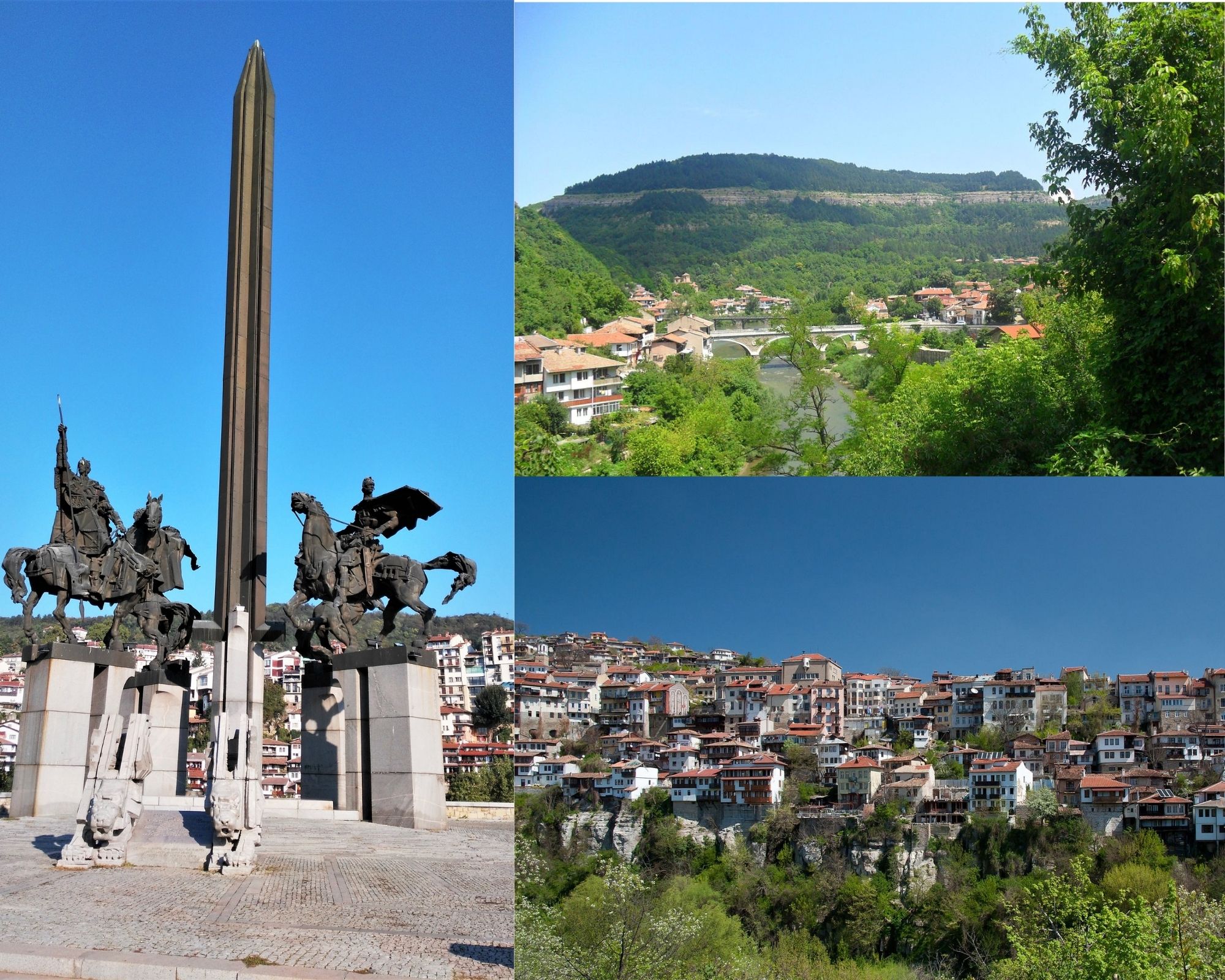 Veliko Tarnovo - kolaż